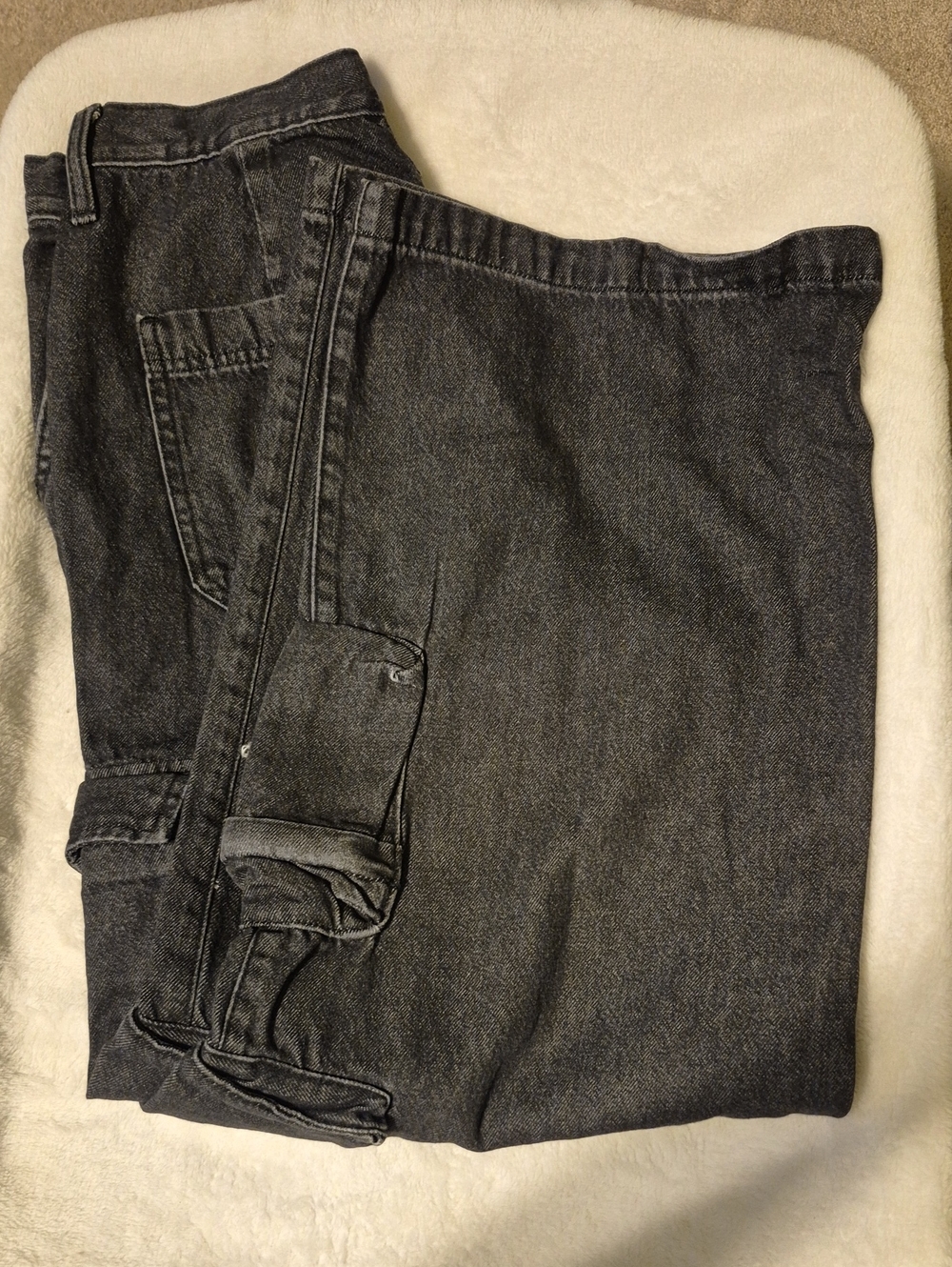Men's Dark Gray Denim Jeans